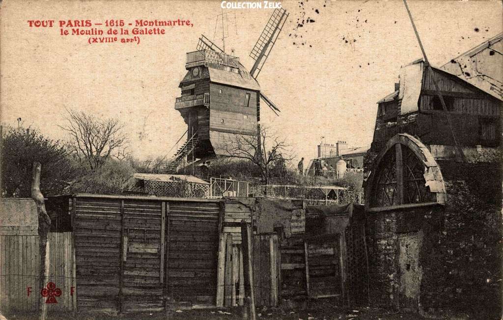 1615 - Montmartre - Le Moulin de la Galette