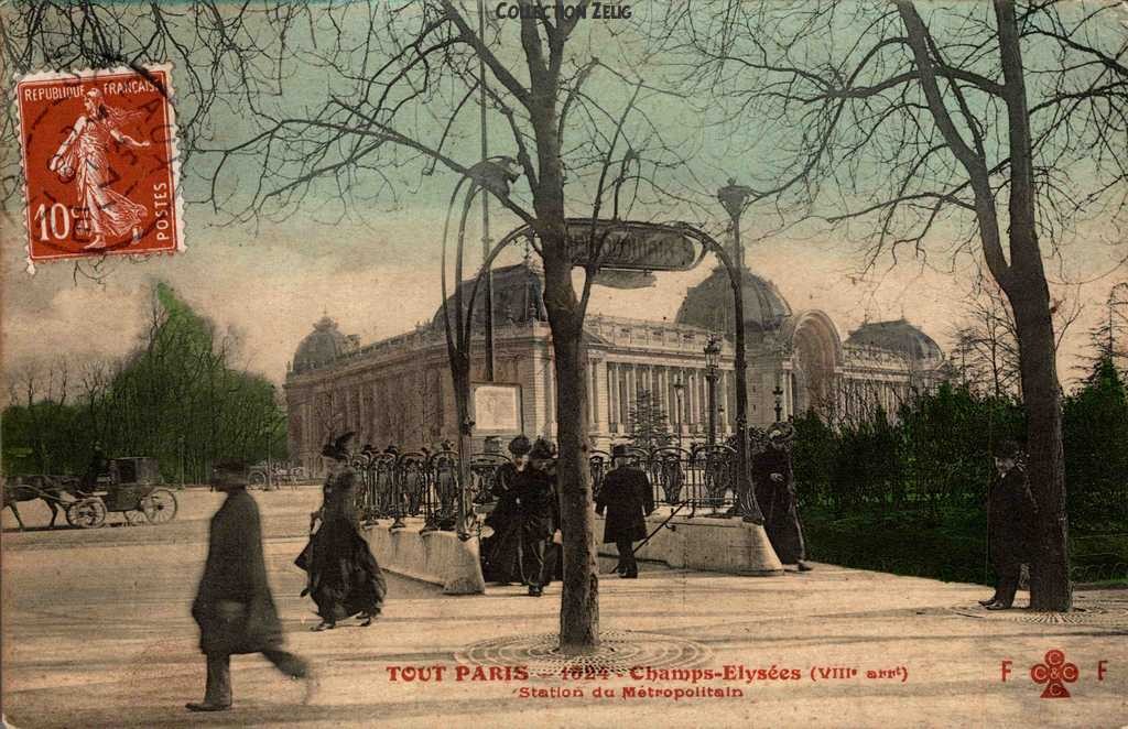 1624 - Champs-Elysées - Station du Métropolitain