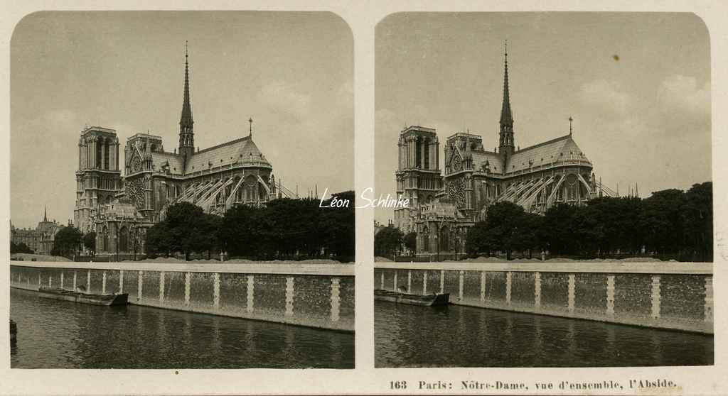 163 - Paris - Notre-Dame vue de l'abside