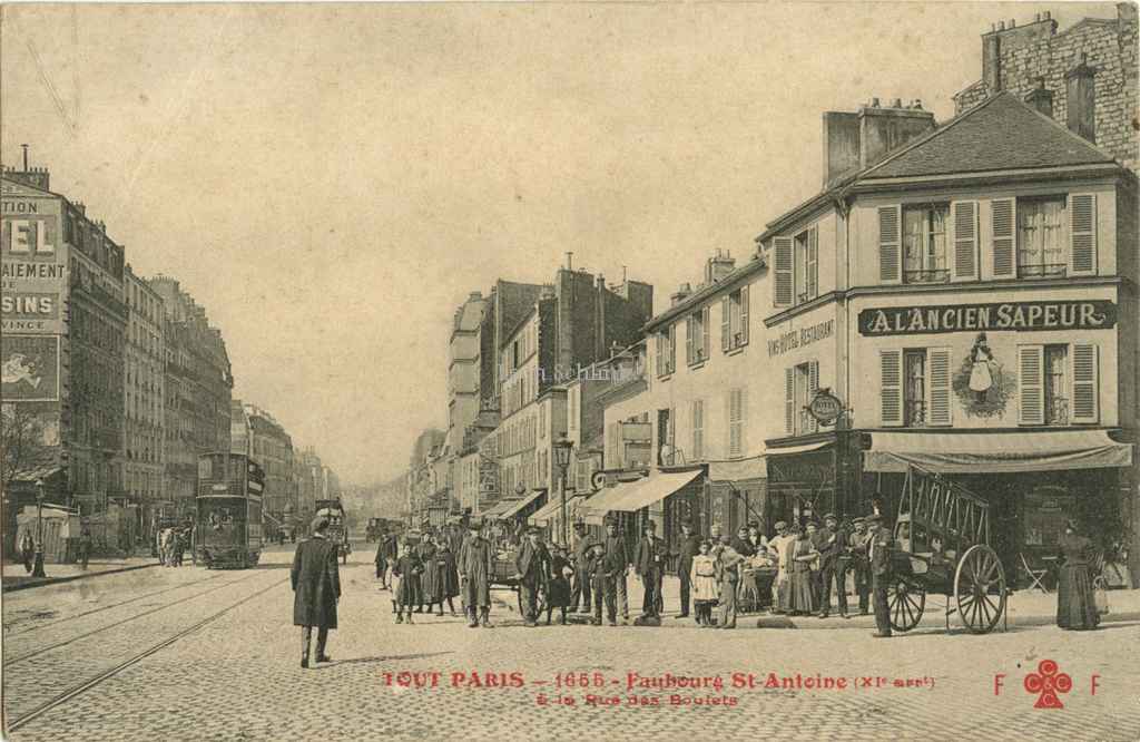 1655 - Faubourg St-Antoine à la Rue des Boulets