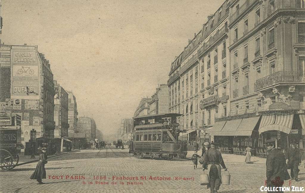 1656 - Faubourg St-Antoine à la Place de la Nation