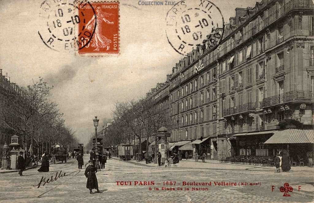 1657 - Boulevard Voltaire à la Place de la Nation