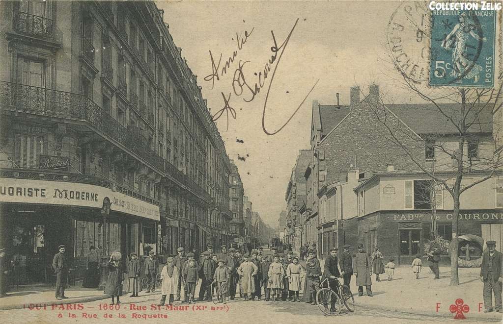 1660 - Rue St-Maur à la Rue de la Roquette