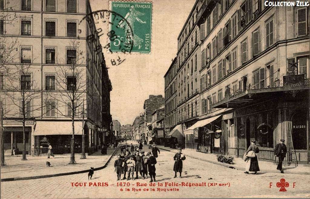1670 - Rue de la Folie-Régnault à la Rue de la Roquette