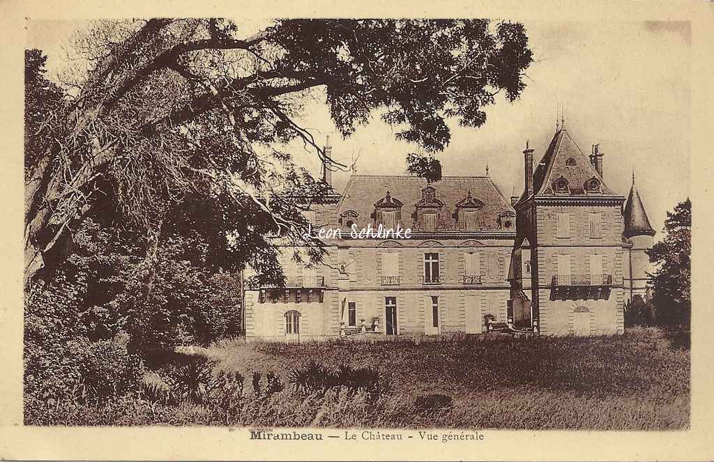17-Mirambeau - Le Château (A.Renoir, tabacs)