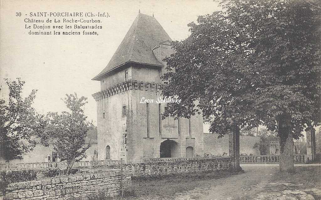 17-Saint-Porchaire - 30 - Château de La Roche-Courbon (L.Albert)