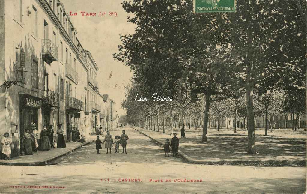 171 - Castres - Place de l'Obélisque