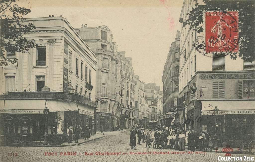 1712 - Rue Oberkampf au Boulevard Richard-Lenoir