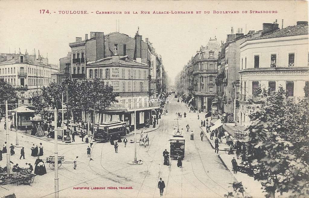 174 - Carrefour de la Rue Alsace-Lorraine et Boulevard de Strasbourg