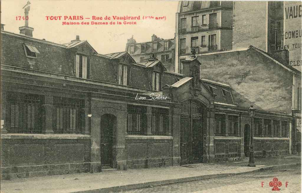 1740 - Rue de Vaugirard - Maison des Dames de la Croix