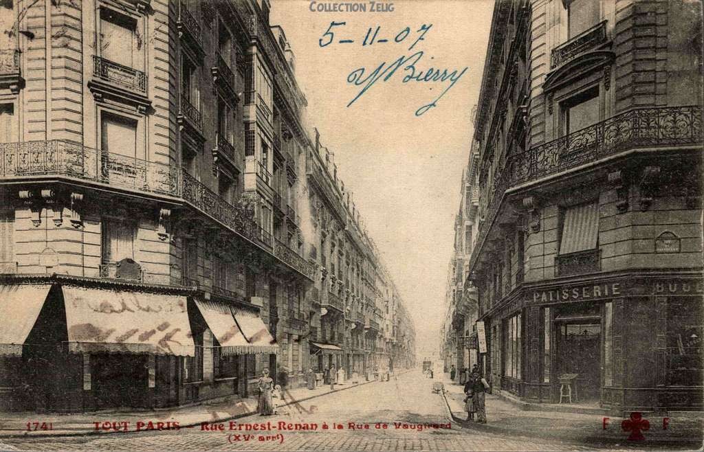 1741 - Rue Ernest-Renan à la Rue de Vaugirard