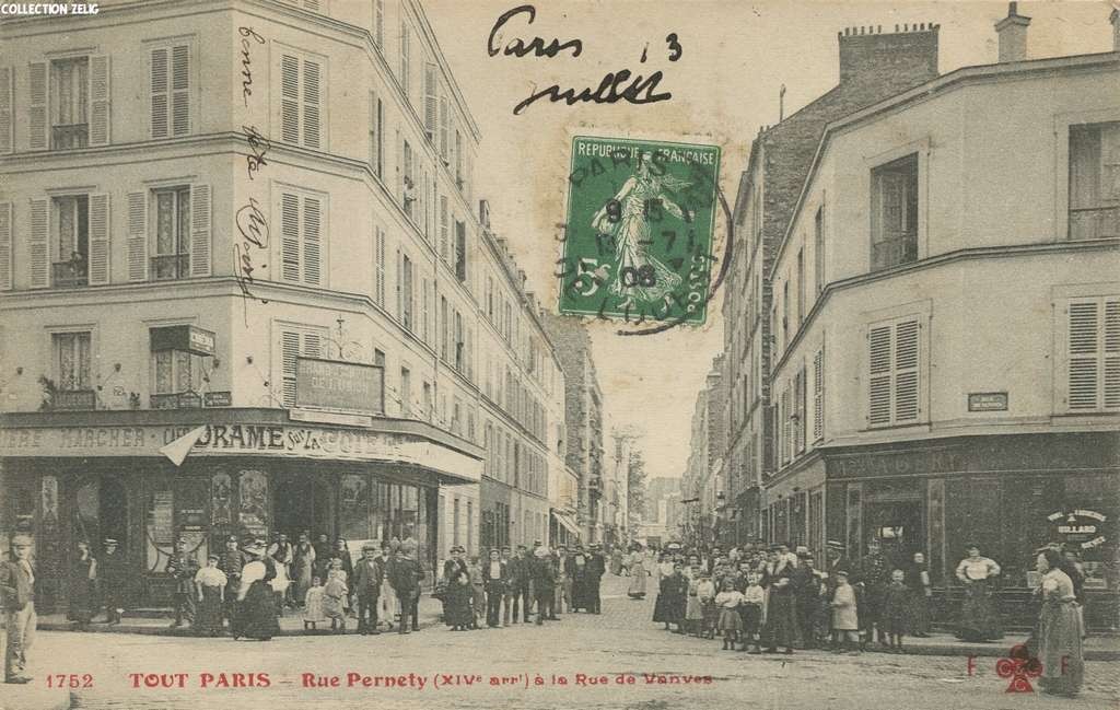1752 - Rue Pernetty à la Rue de Vanves