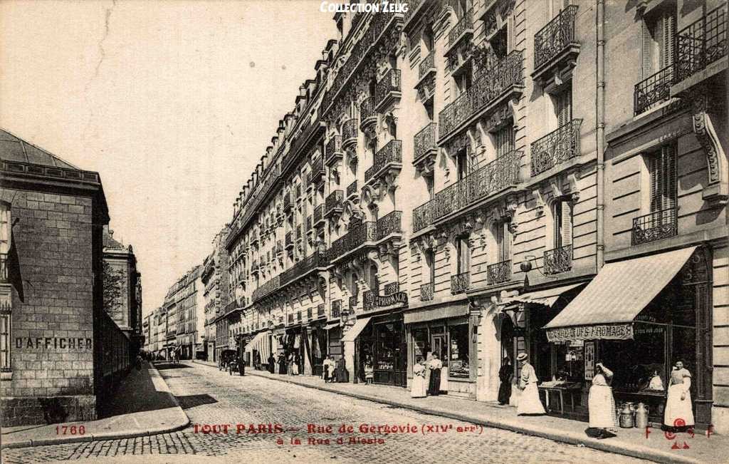 1766 - Rue de Gergovie à la Rue d'Alésia