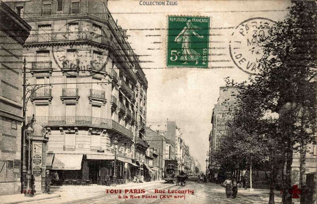 1773 - Rue Lecourbe à la Rue Péclet