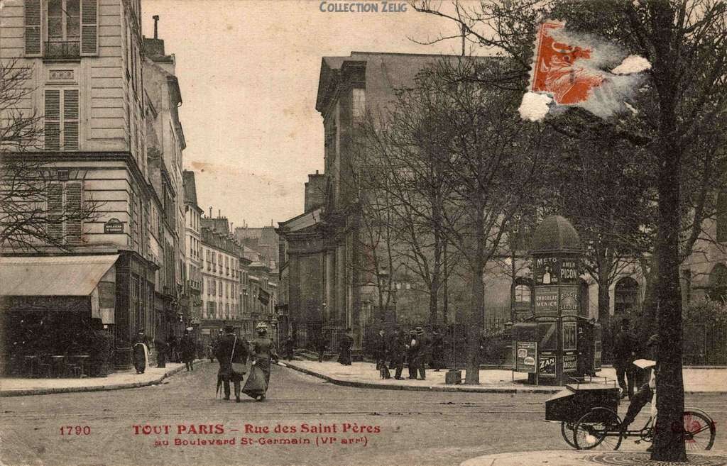 1790 - Rue des Saints-Pères au Boulevard St-Germain