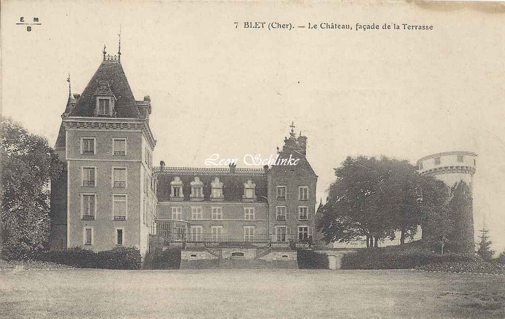 18-Blet - Le Château (E.Maquaire à Bourges)