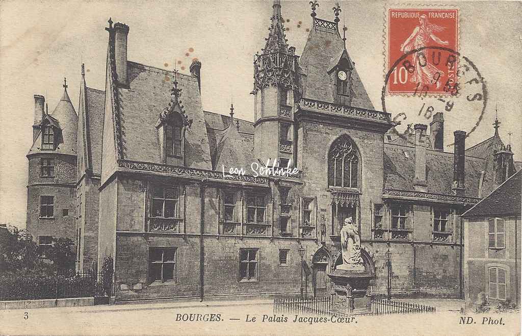 18-Bourges - Le Palais de Jacques-Coeur (ND 3)