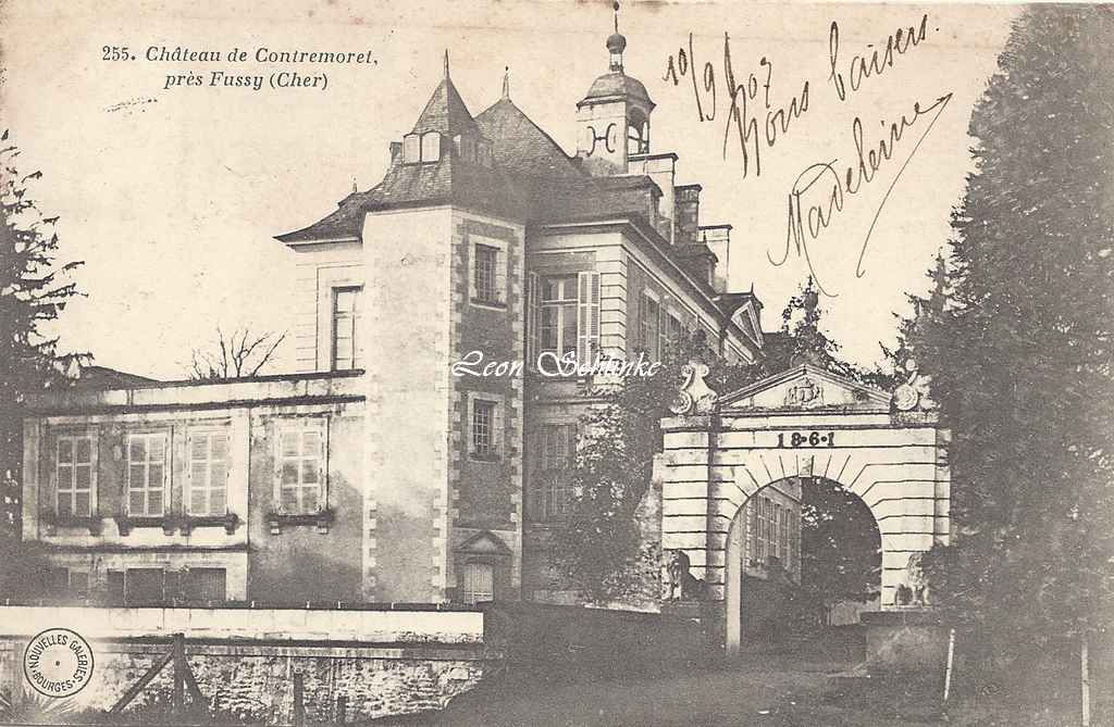 18-Fussy - Château de Contremoret (Nlles Gal. Bourges 255)