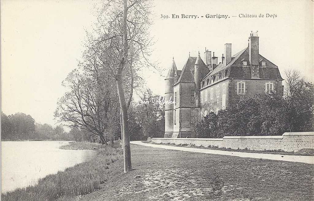 18-Garigny - 399 En Berry Auxenfans - Château de Doys
