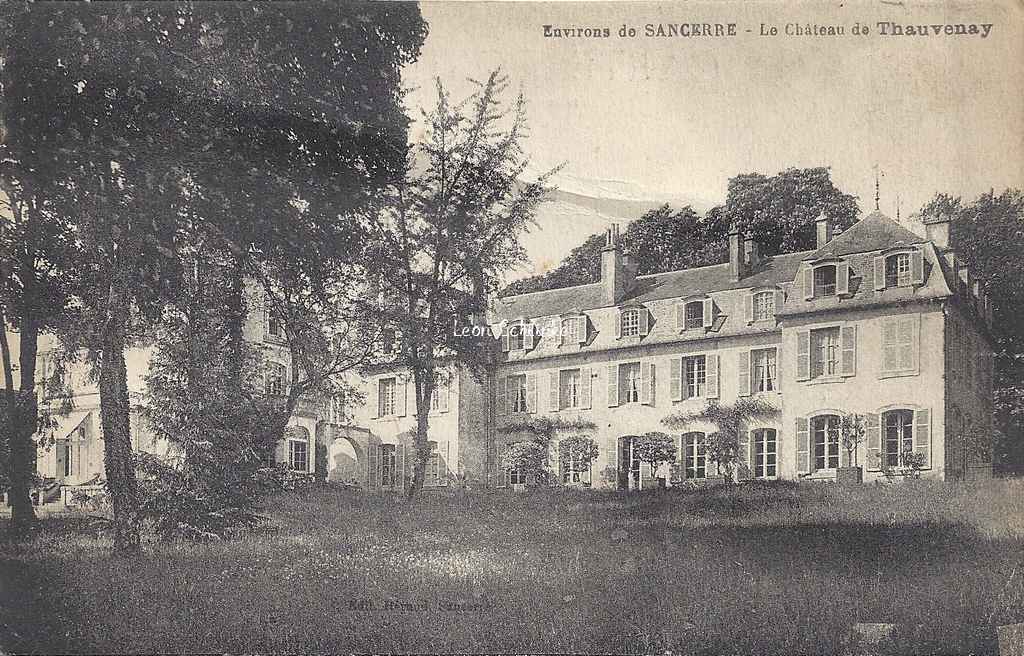 18-Thauvenay - Le Château (edit. à Sancerre, illisible)
