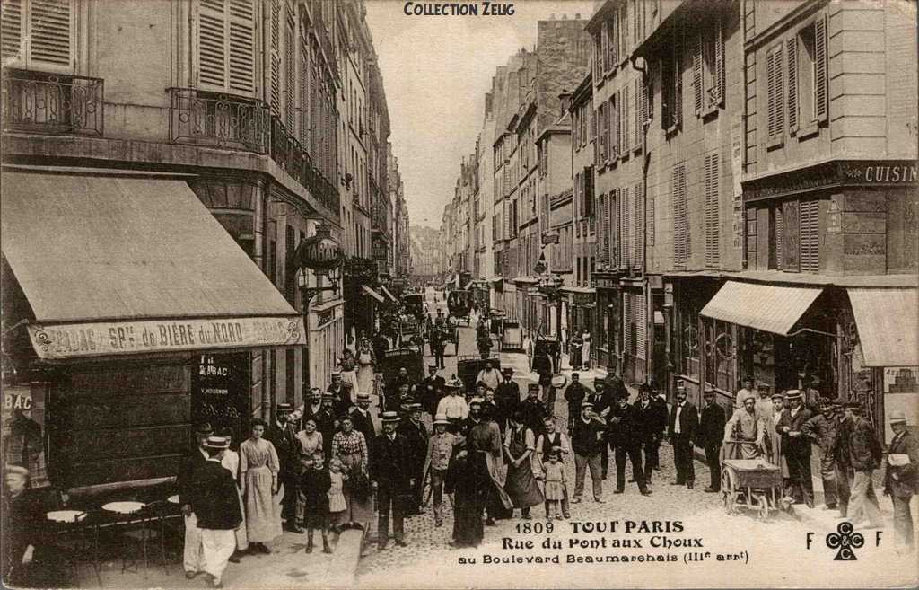 1809 - Rue du Pont-aux-Choux au Boulevard Beaumarchais