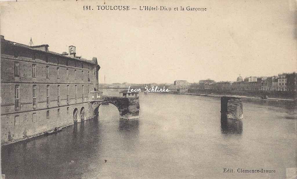 181 - L'Hôtel-Dieu et la Garonne