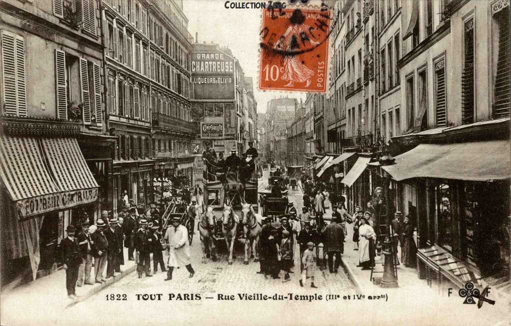 1822 - Rue Vieille du Temple