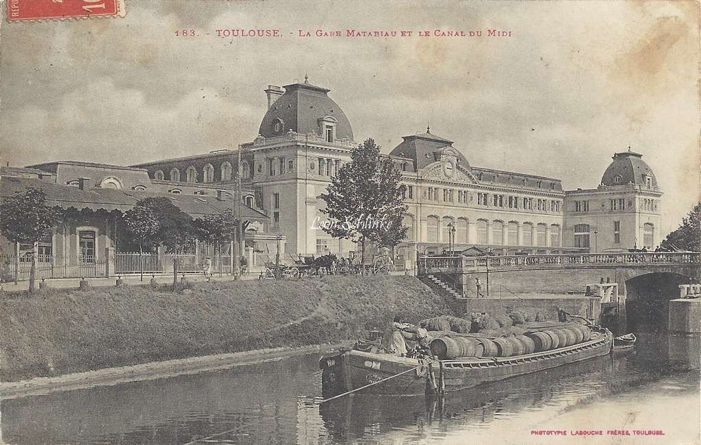 183 - La Gare Matabiau et le Canal du Midi