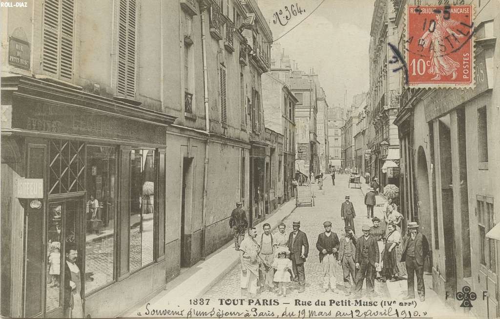 1837 - Rue du Petit Musc