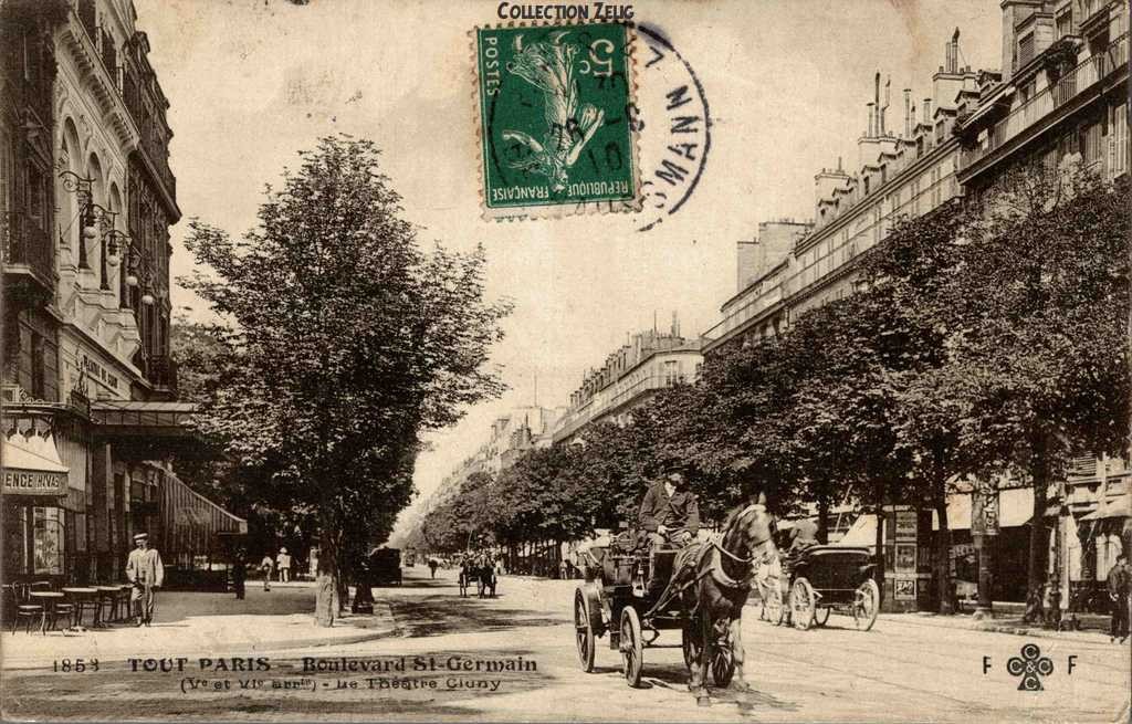 1853 - Boulevard St-Germain - Le Théâtre Cluny