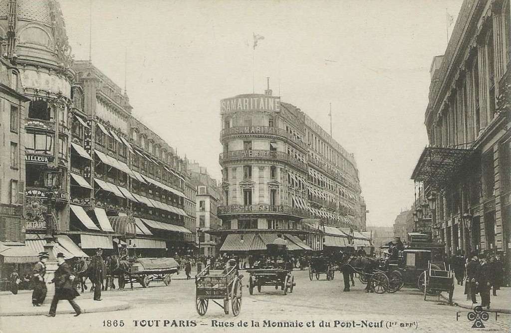 1865 - Rues de la Monnaie et du Pont-Neuf