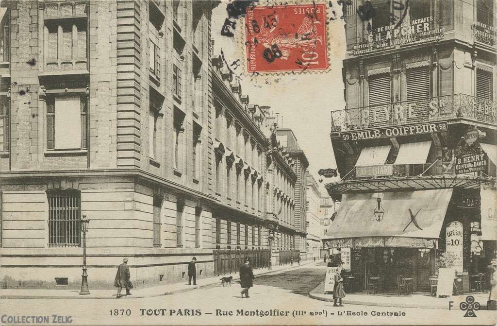 1870 - Rue Montgolfier - L'Ecole Centrale