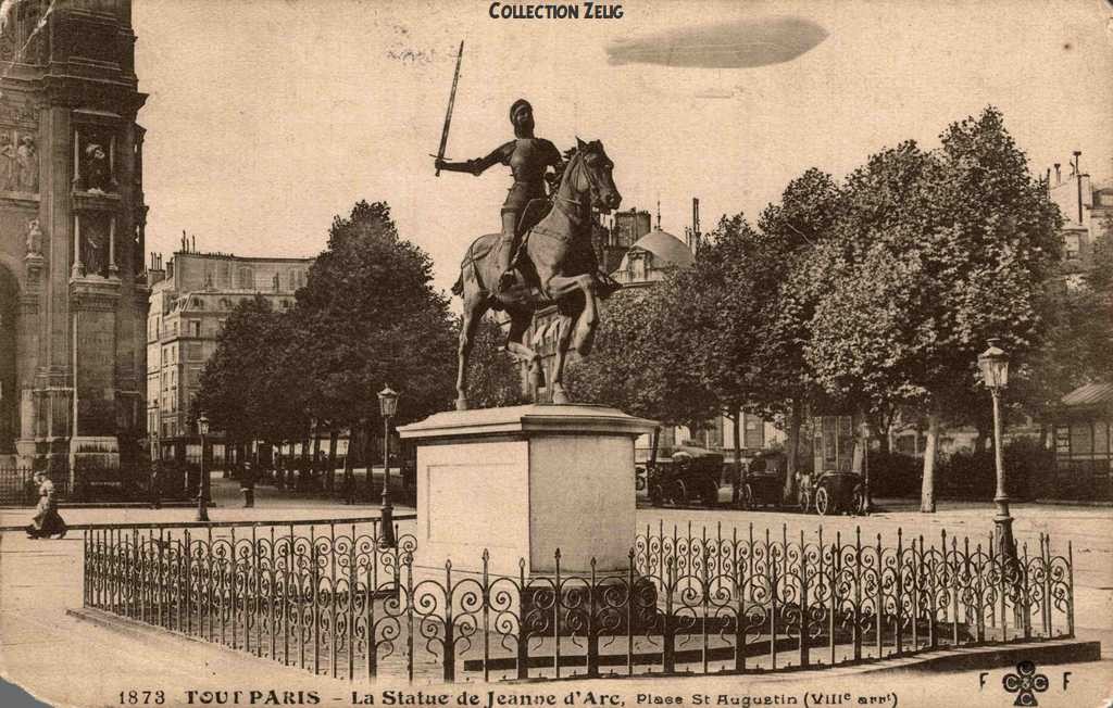 1873 - La Statue de Jeanne d'Arc - Place St-Augustin