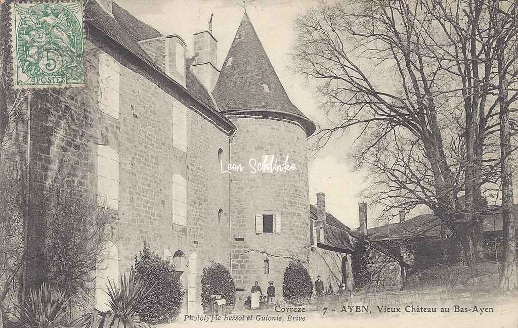 19-Ayen - Vieux Château au Bas-Ayen (Bessot & Guionie 7)