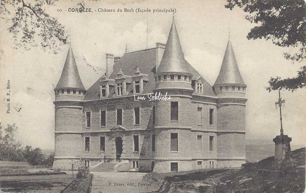 19-Corrèze - 10 - Château du Bech (M.P., Brive)