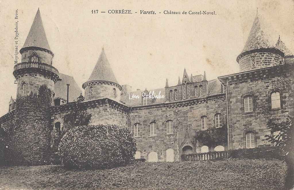 19-Varetz - Château de Castel-Novel (Meyrignac et Puydebois)