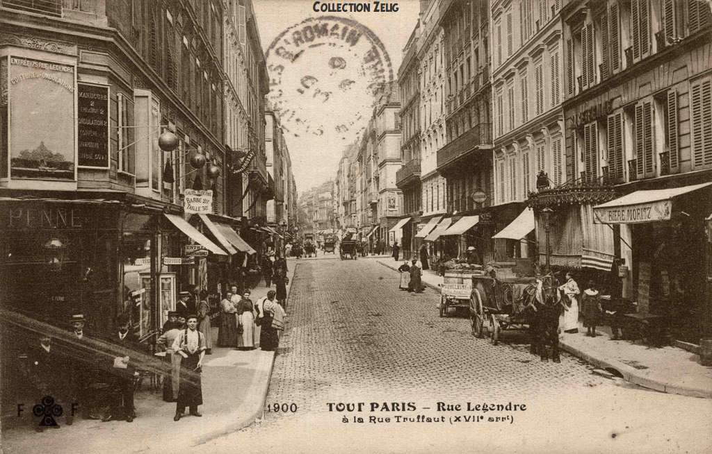 1900 - Rue Legendre à la Rue Truffaut