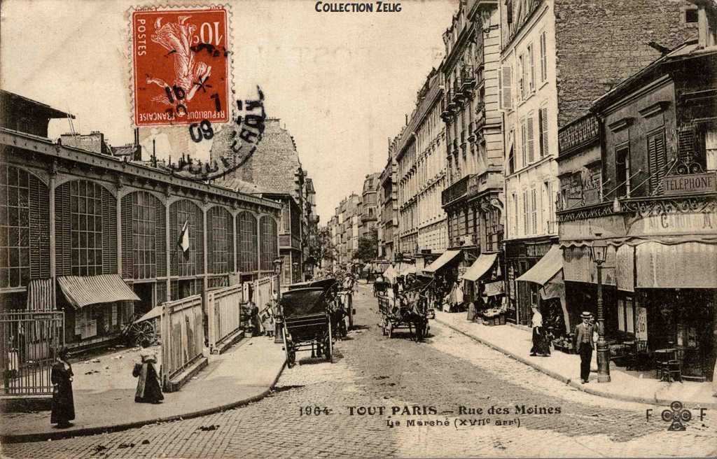 1964 - Rue des Moines - Le Marché