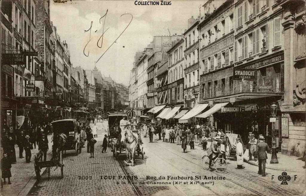 2002 - Rue du Faubourg St-Antoine à la Rue de Charonne