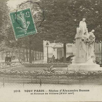2015 - Statue d'Alexandre Dumas - Avenue de Villiers