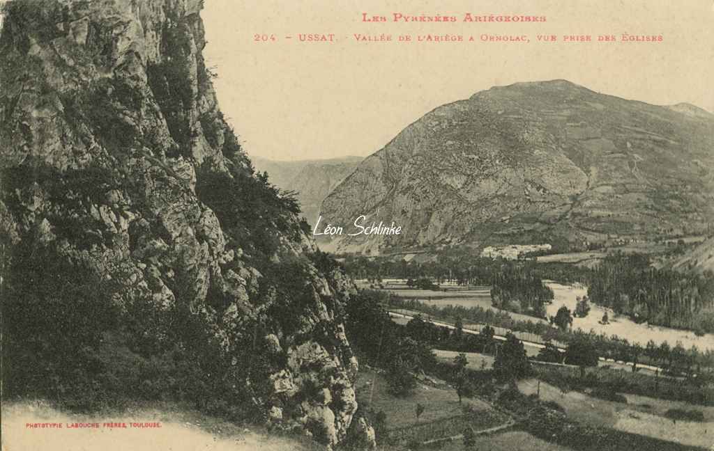 204 - Ussat - Vallée de l'Ariège à Ornolac