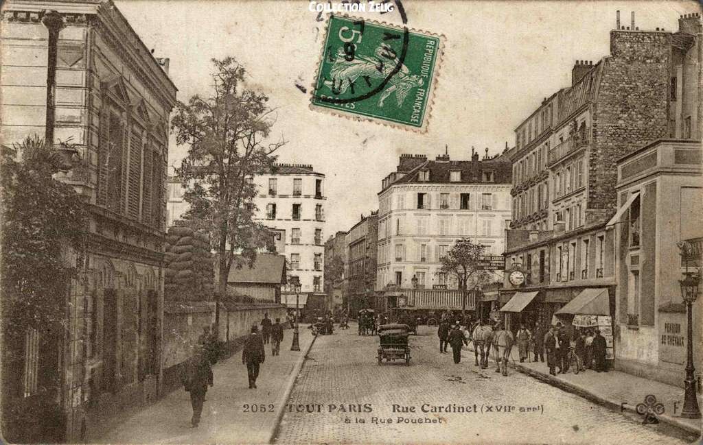 2052 - Rue Cardinet à la Rue Pouchet