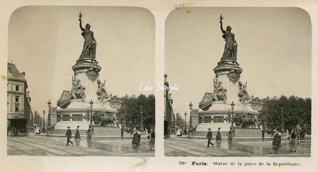 208 - Paris - Statue de la Place de la République