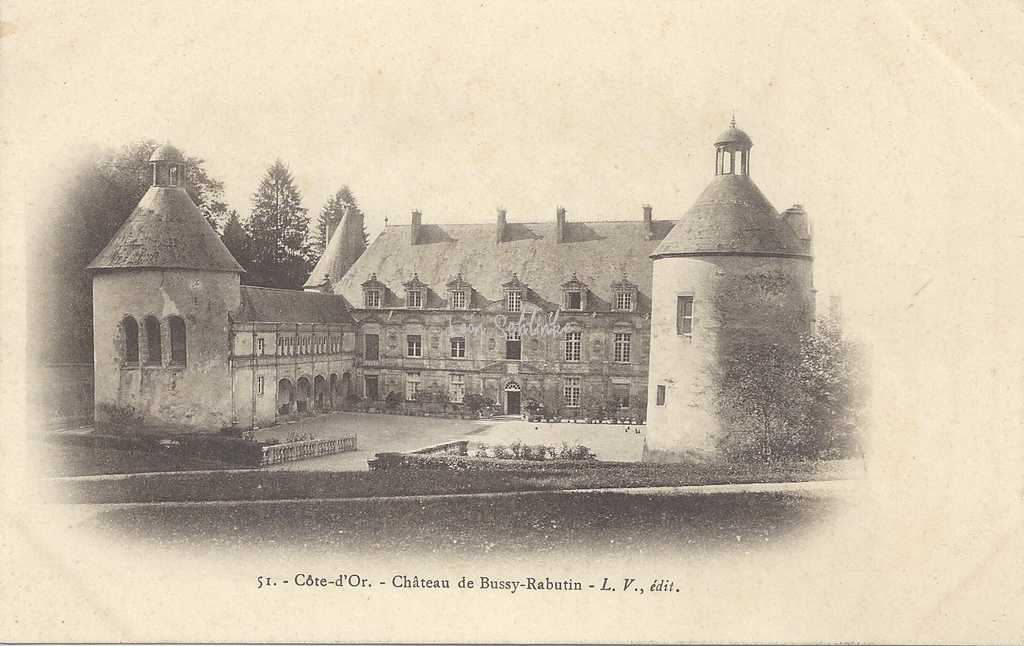 21-Bussy-le-Grand - 51 - Château de Bussy-Rabutin (L.V. edit)
