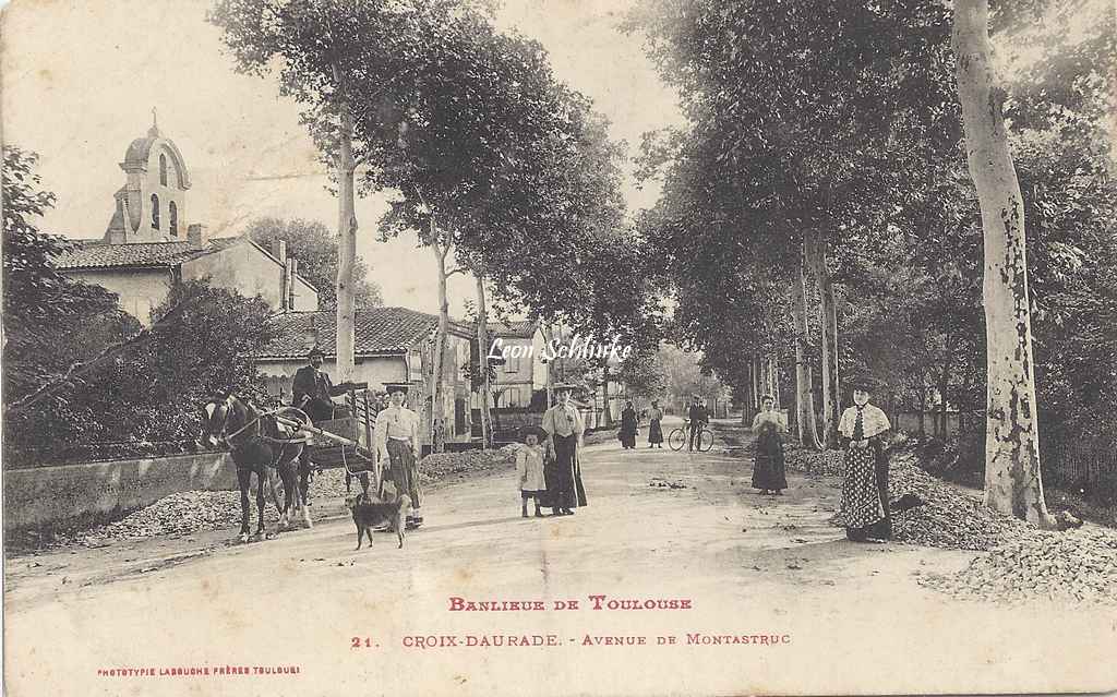 21 - Croix-Daurade - Avenue de Montastruc