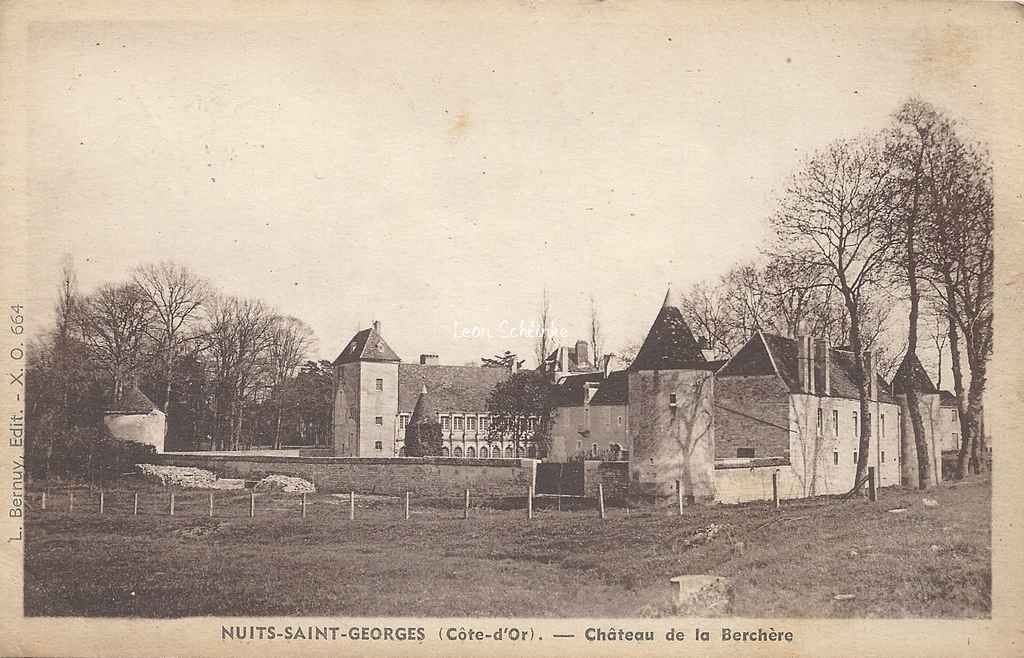 21-Nuits-Saint-Georges - Château de la Berchère (L.Bernuy 664)