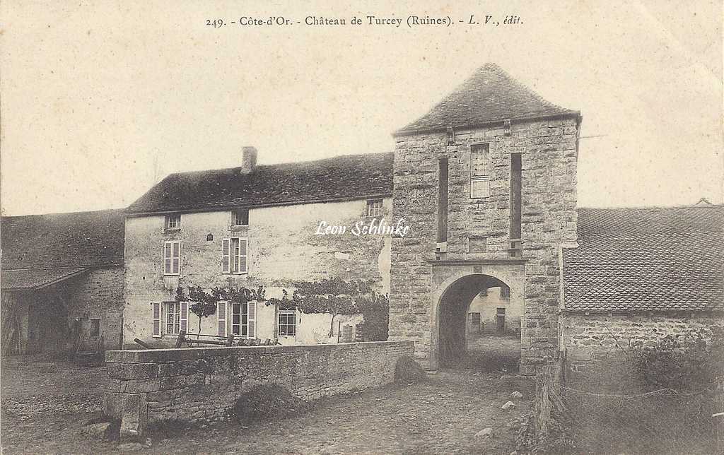 21-Turcey - 249 - Ruines du Château (L.V. édit)