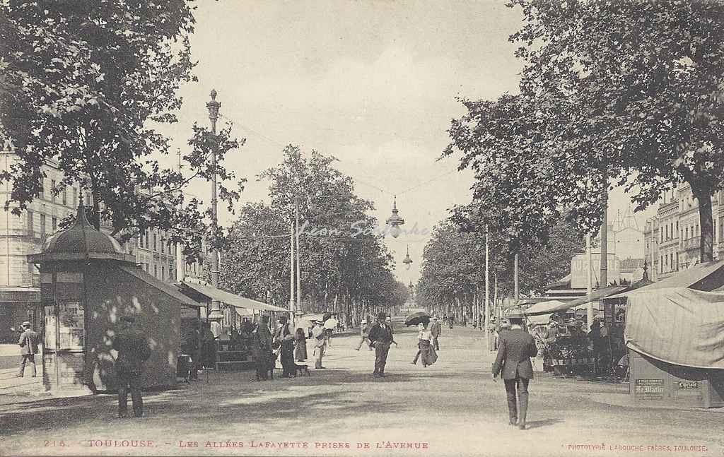 215 - Les Allées Lafayette prises de l'Avenue