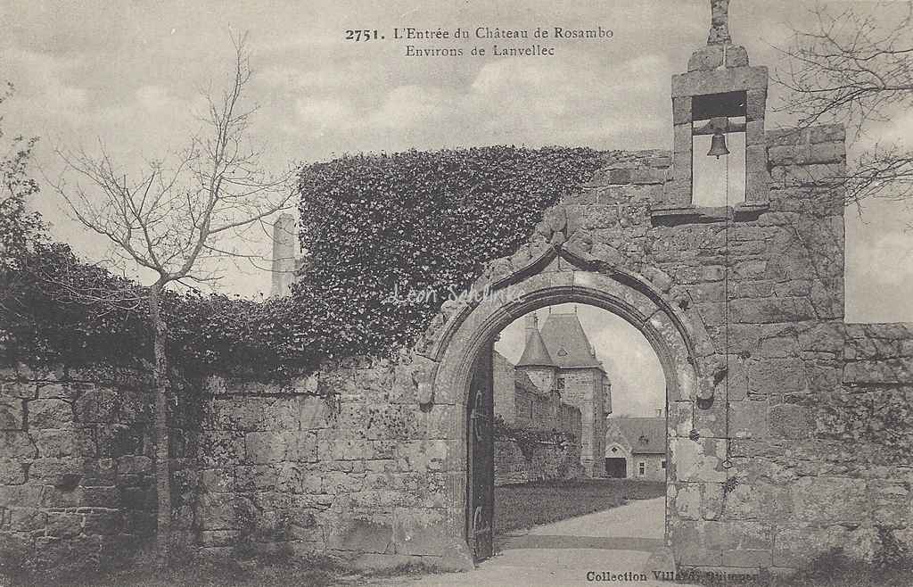 22-Lanvellec - Château de Rosanbo (Villard 2751)
