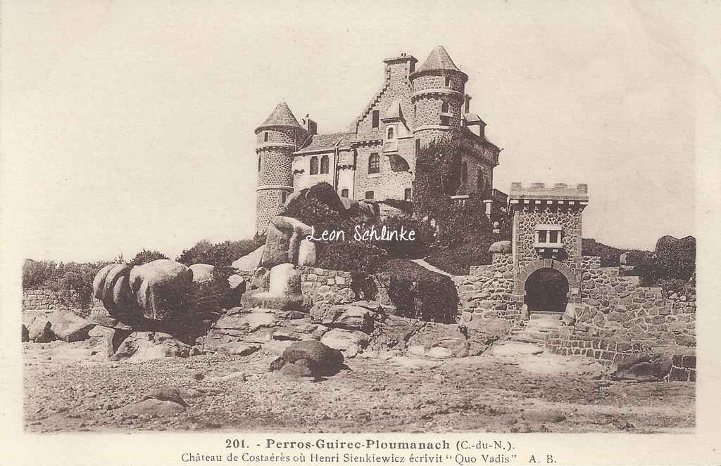 22-Perros-Guirec-Ploumanach - Château de Costaérès (AB 201)